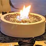 Propane Gas Fire Pit Table Topper