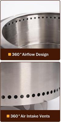 Air Flow Holes in Basin
