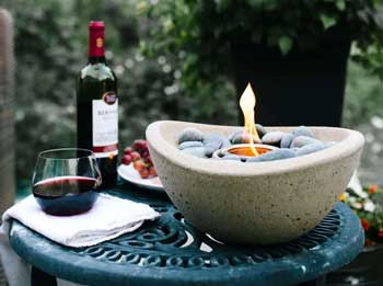 Table Top Fire Bowls are Perfect for Small Decks, Patios or Balconies