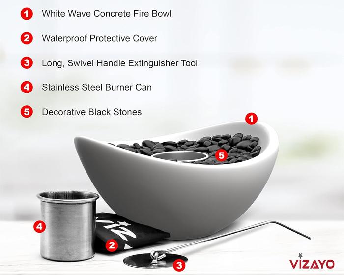 Vizayo Flame Bowl